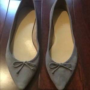 Talbots gray flats 8.5
